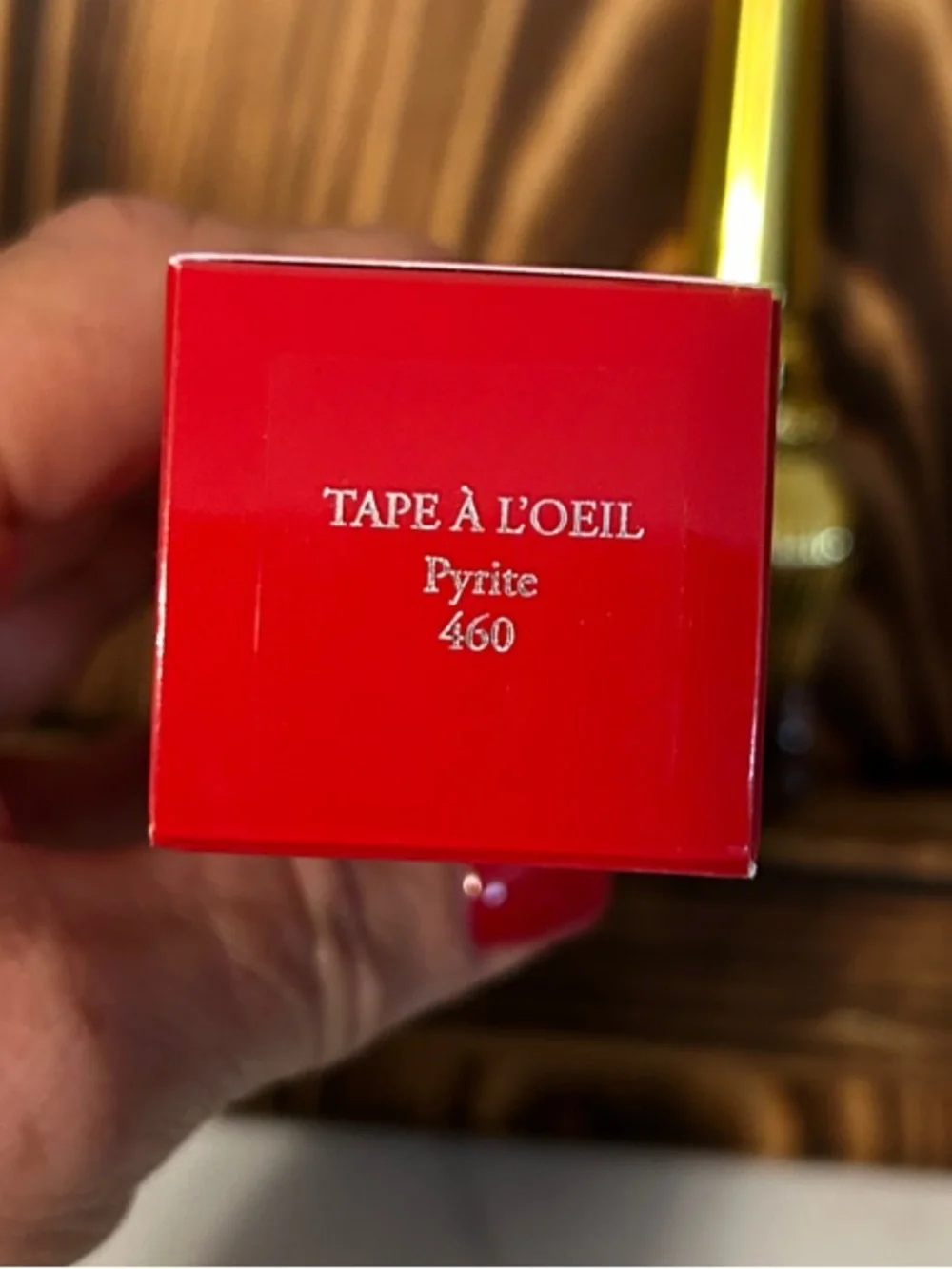 Christian Louboutin Metallic Gold Eye Colour with Red Box